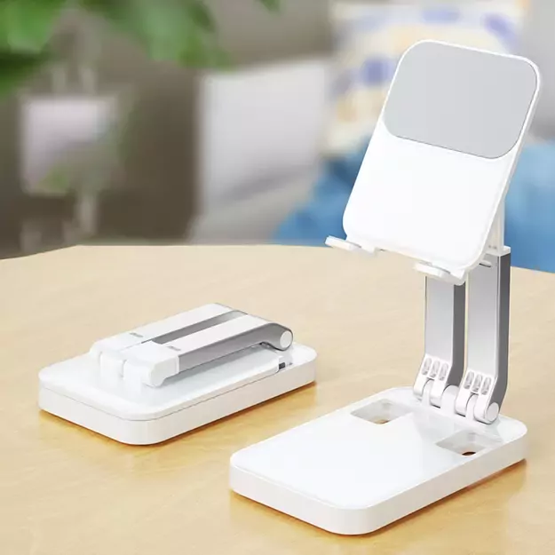 Folding phone stand for tablet (K15) - white 7