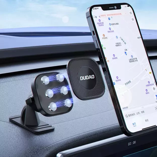 Dudao magnetic smartphone car holder black (F6C) 10