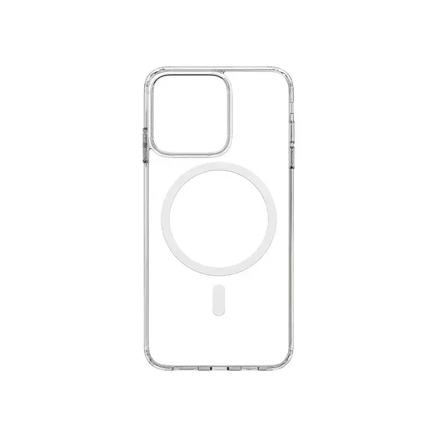 Case for iPhone 14 compatible with MagSafe from the 3mk MagCase series - transparent 4