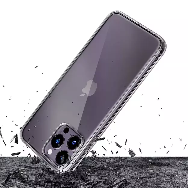 iPhone 14 Pro silicone case from the 3mk Clear Case series - transparent 7