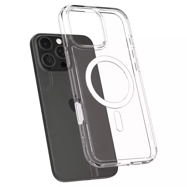 Spigen Ultra Hybrid ”T” Mag MagSafe Case for iPhone 16 Pro Max - White 12