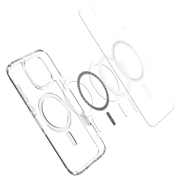 Spigen Ultra Hybrid ”T” Mag MagSafe Case for iPhone 16 Pro Max - White 10