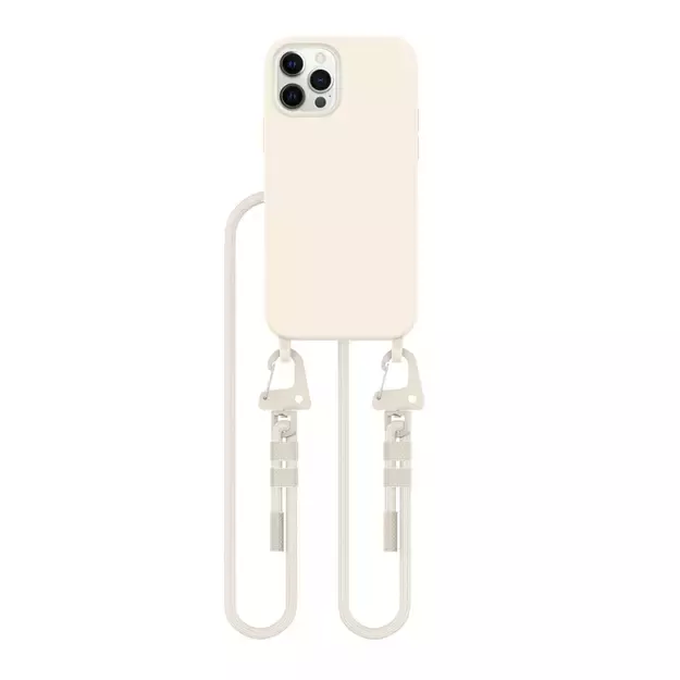 Tech-Protect MagNecklace MagSafe Case for iPhone 12 / 12 Pro - Beige 6