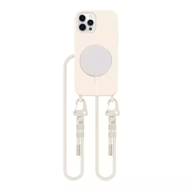Tech-Protect MagNecklace MagSafe Case for iPhone 12 / 12 Pro - Beige