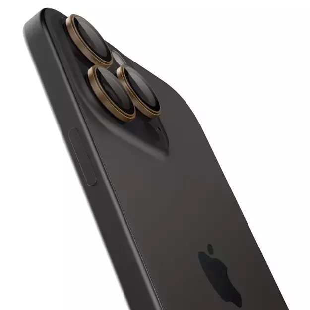 Spigen Optik Pro GLAS.TR ”EZ FIT” Camera Protector 2-PACK for iPhone 16 Pro / Pro Max - Brown 12