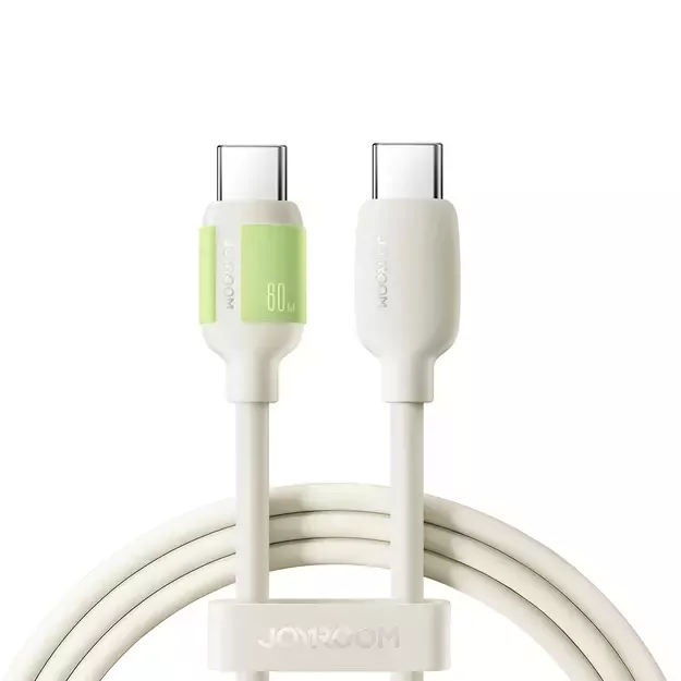 Joyroom S-A53 60W USB-C Cable - USB-C with fluorescent tip 1.2 m - beige