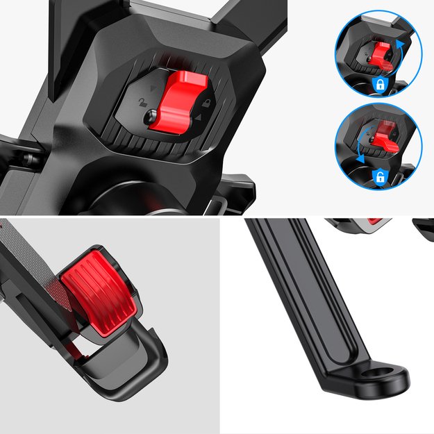 Joyroom motorcycle phone holder black (JR-ZS288-m) 2