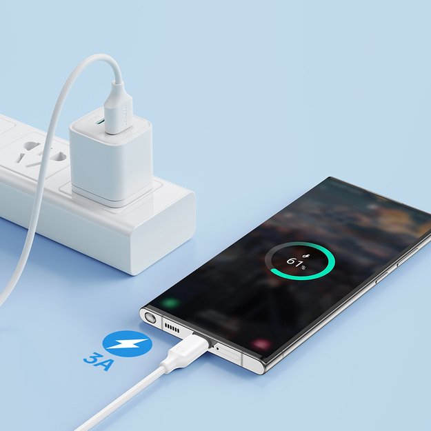 Joyroom Long-Lasting Series A9 USB-A / USB-C 3A cable 2m - black 3