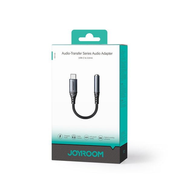 Joyroom SY-C01 USB-C DAC adapter to 3.5 mm mini jack - black 4