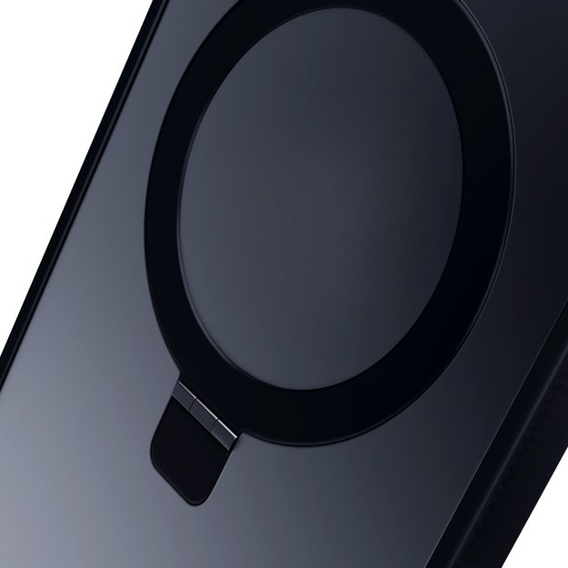 3mk Smoke Case Mag&amp Stand for Apple iPhone 14 plus - black 4