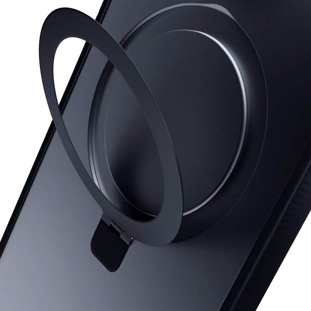 3mk Smoke Case Mag&amp Stand for Apple iPhone 14 plus - black 5