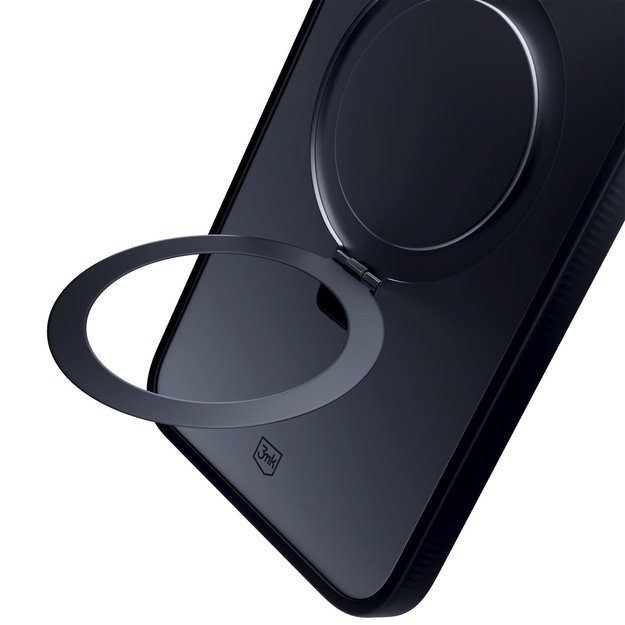 3mk Smoke Case Mag&amp Stand for Apple iPhone 14 plus - black 3