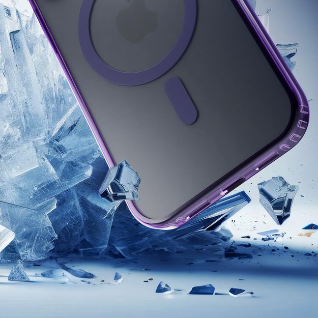 3mk Frosty MagCase Purple Case for Apple iPhone 13 - purple 1