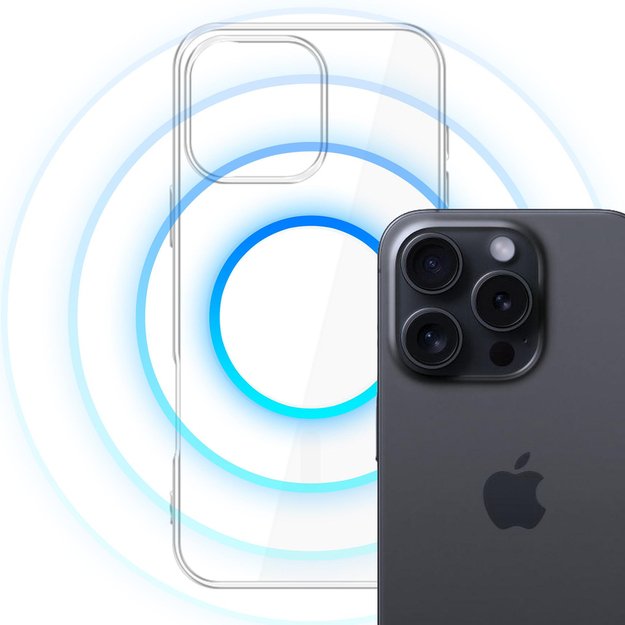 3mk Clear MagCase Case for Apple iPhone 16 Pro Max - Transparent 11