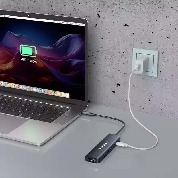 USB-C 6 in 1 Hub Wozinsky WHBC10Y4S Multifunctional, Aluminum, with 25 cm Cable - Gray 8