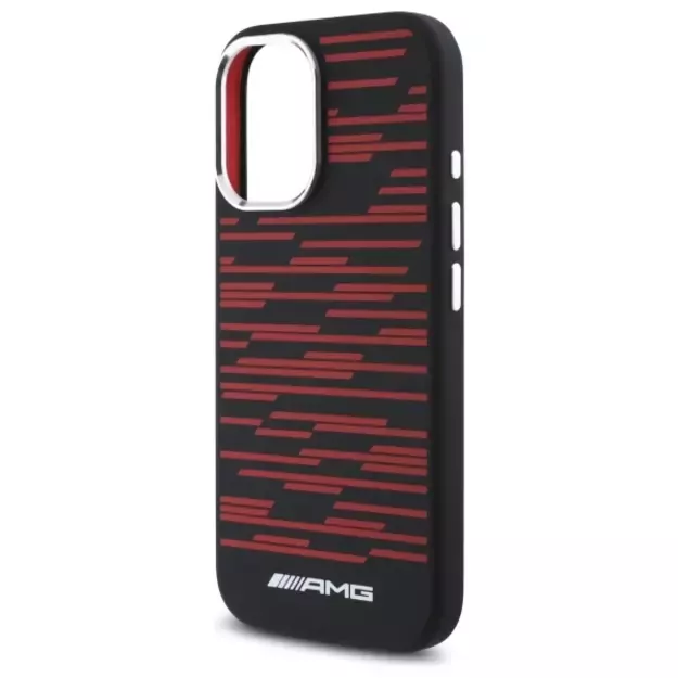 AMG Silicone Graphics MagSafe case for iPhone 16 - black 11
