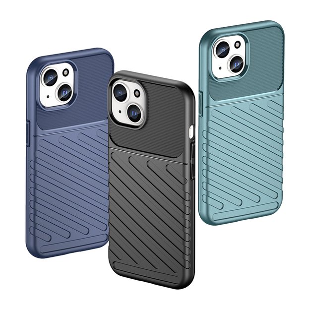 Armored iPhone 15 Thunder Case - black 2
