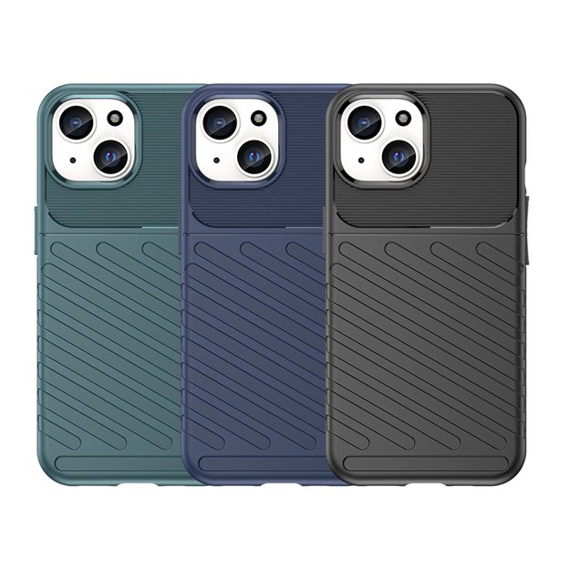 Armored iPhone 15 Thunder Case - black 7