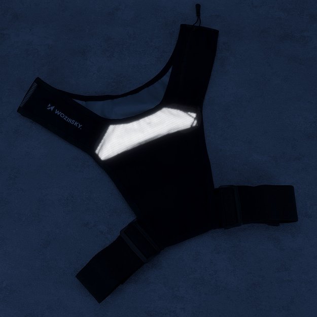 Wozinsky WKDB1 Reflective Running Vest - Black 7