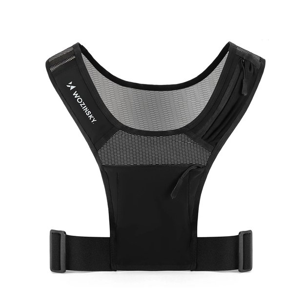 Wozinsky WKDB1 Reflective Running Vest - Black 8
