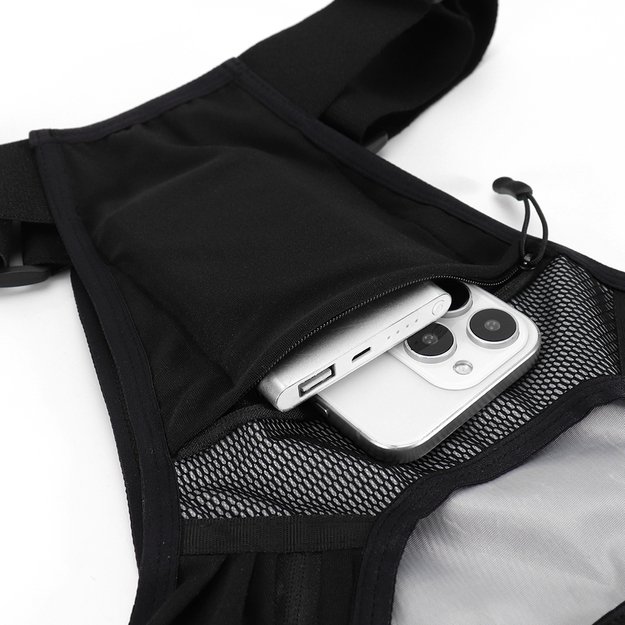 Wozinsky WKDB1 Reflective Running Vest - Black 14