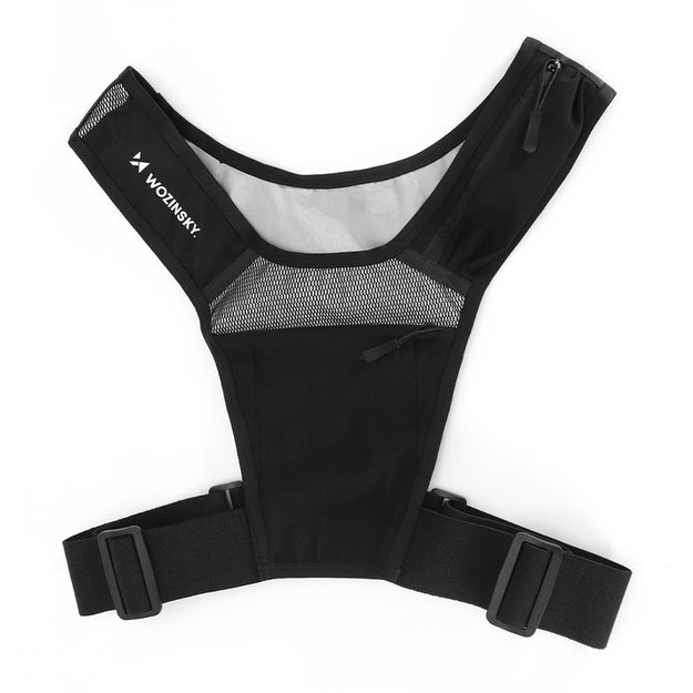 Wozinsky WKDB1 Reflective Running Vest - Black 15