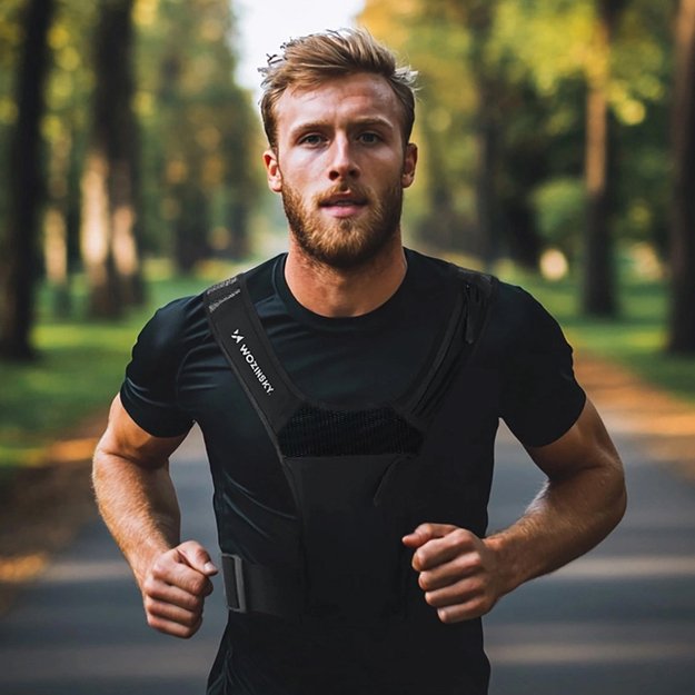 Wozinsky WKDB1 Reflective Running Vest - Black 5