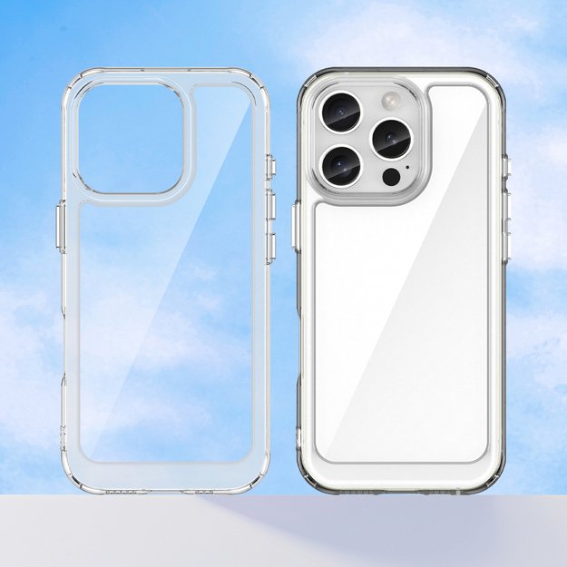 Outer Space Case with Gel Frame for iPhone 16 Pro Max - Clear 7