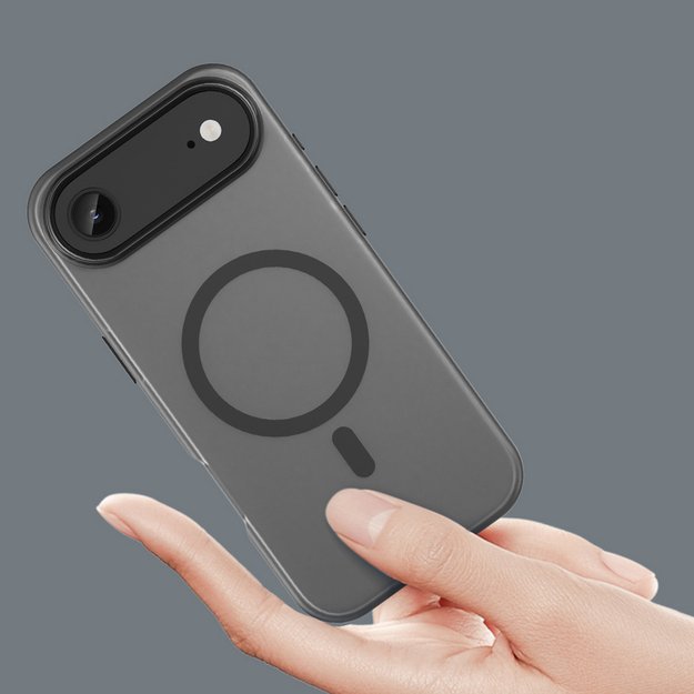 Magnetic Abrasive iPhone 17 Air Case Compatible with MagSafe - Matte Black 4