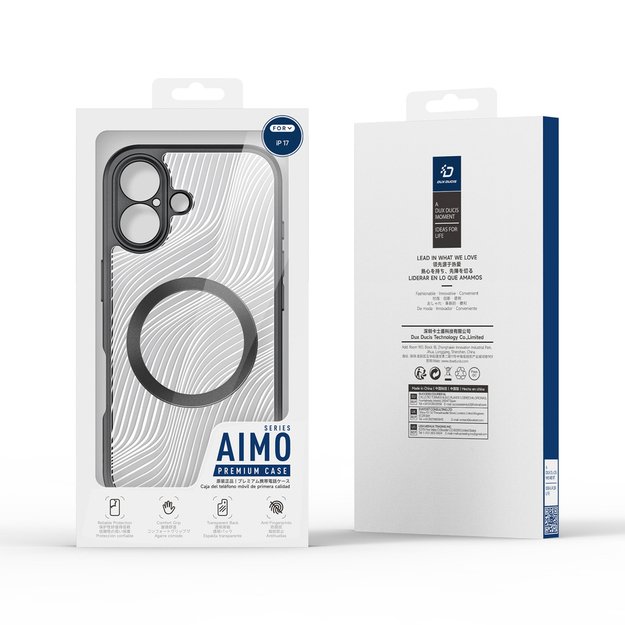Dux Ducis Aimo Mag Case with Magnetic Ring for iPhone 17 - Black 8