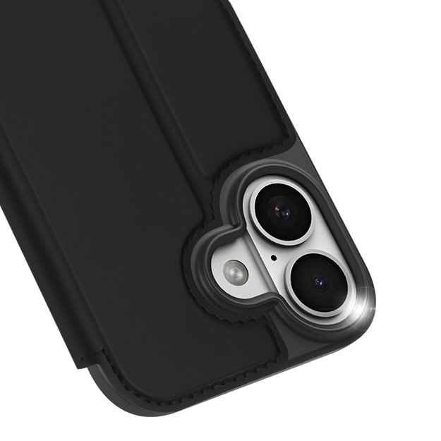 Dux Ducis Skin Pro iPhone 17 Case with Flip and Card Slot - Black 4
