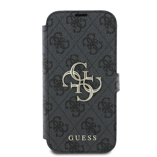 Guess 4G Metal Logo iPhone 16 Pro Case - Black 2