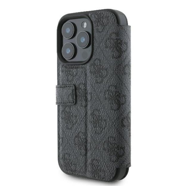 Guess 4G Metal Logo iPhone 16 Pro Case - Black 4