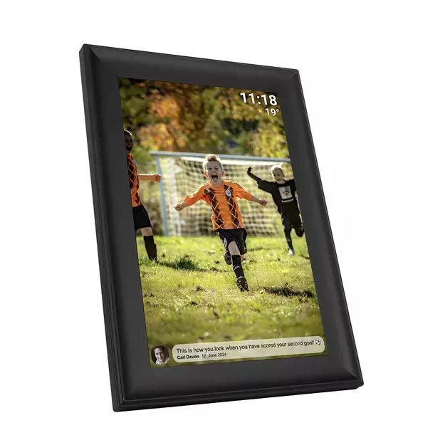 Denver Frameo PFF-1080B 10.1&quot  Digital Frame - Black 10
