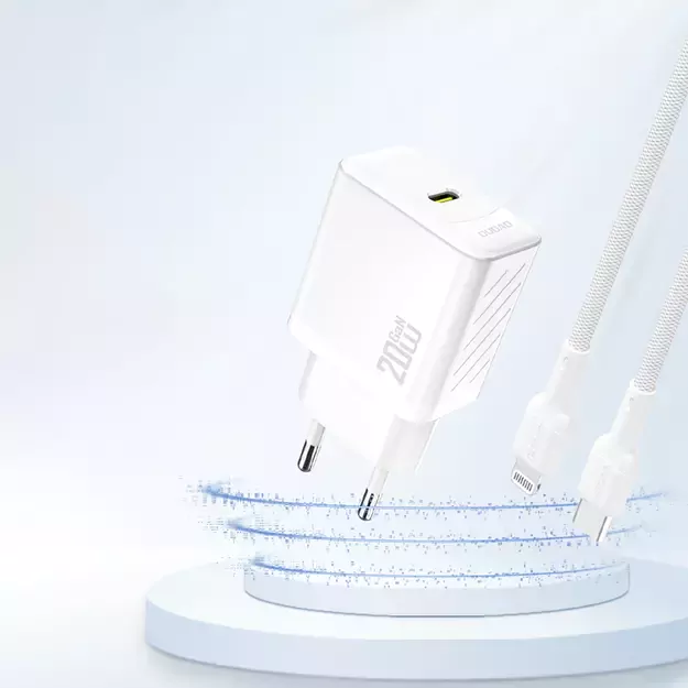 Dudao A26 PD20W GaN USB-C Charger - White 1