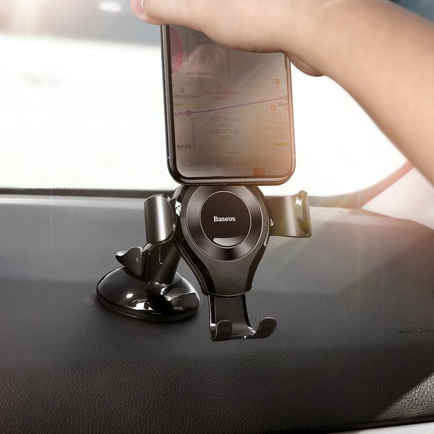 Baseus Osculum SUYL-XP01 gravity car holder for windshield or dashboard - black 9