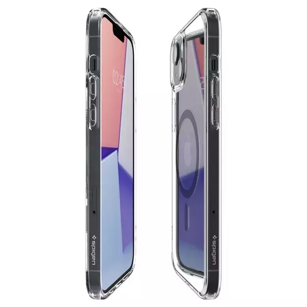 Spigen Ultra Hybrid Mag Case with MagSafe for iPhone 14 Plus - Clear Gray 13