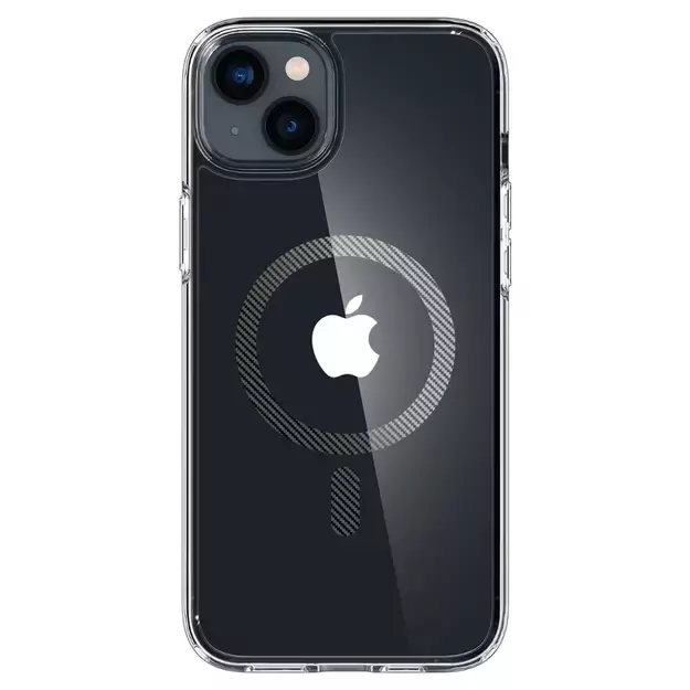 Spigen Ultra Hybrid Mag Case with MagSafe for iPhone 14 Plus - Clear Gray 1