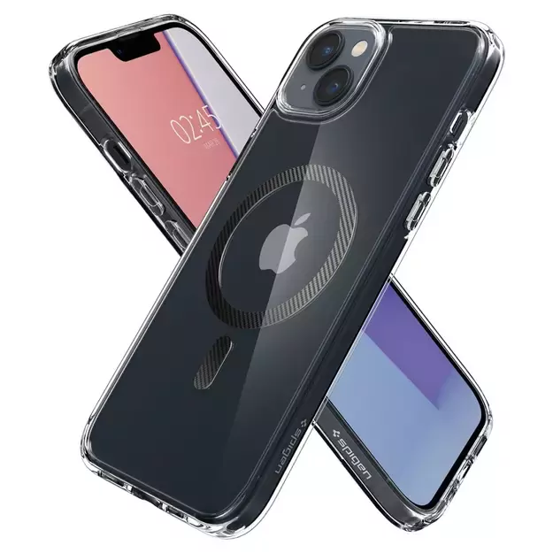 Spigen Ultra Hybrid Mag Case with MagSafe for iPhone 14 Plus - Clear Gray 15
