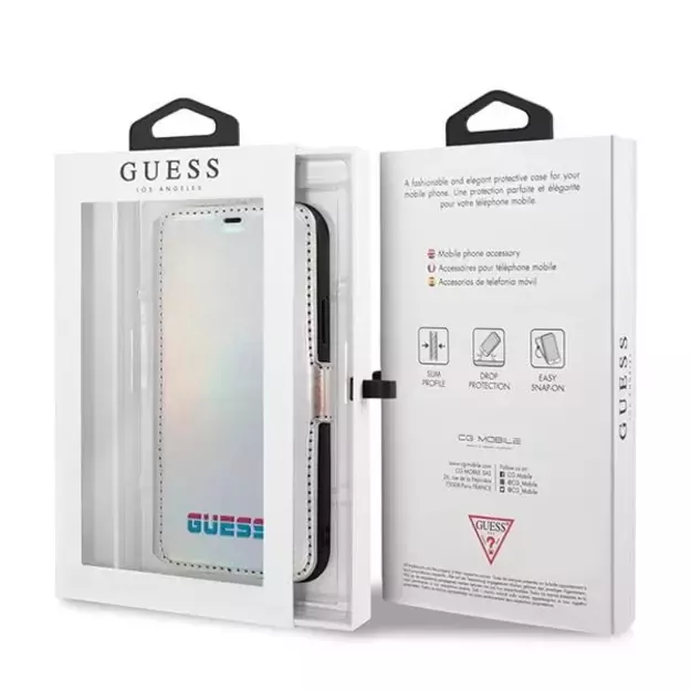 Guess Iridescent case for iPhone 11 Pro - silver 5