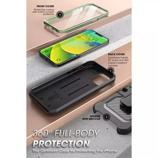 Supcase Unicorn Beetle Pro iPhone 14 Plus Case - Green 1