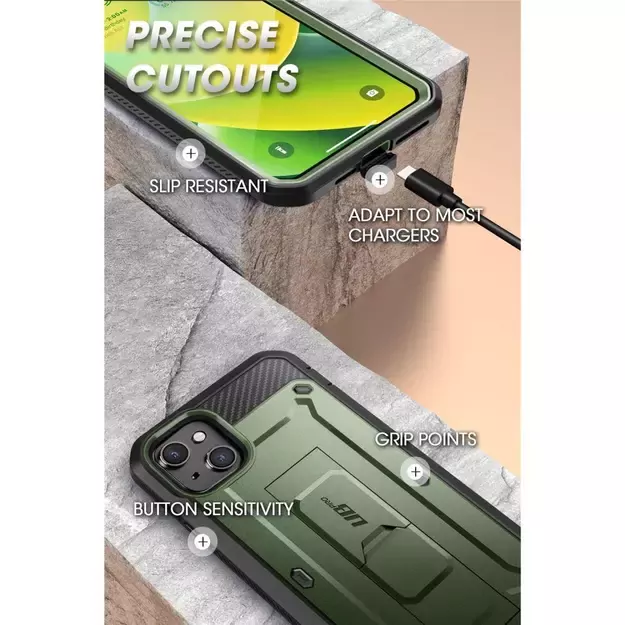 Supcase Unicorn Beetle Pro iPhone 14 Plus Case - Green 2