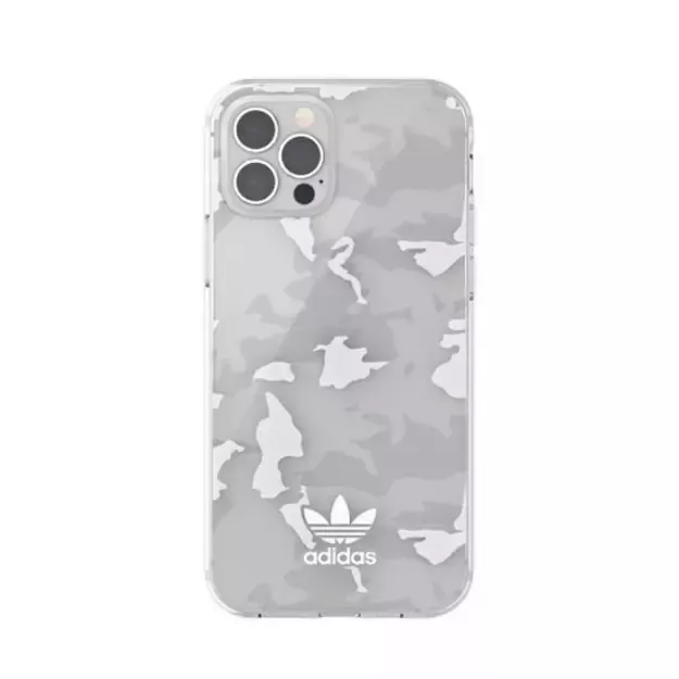 Adidas OR SnapCase Camo iPhone 12/12 Pro transparent/white 43705 1