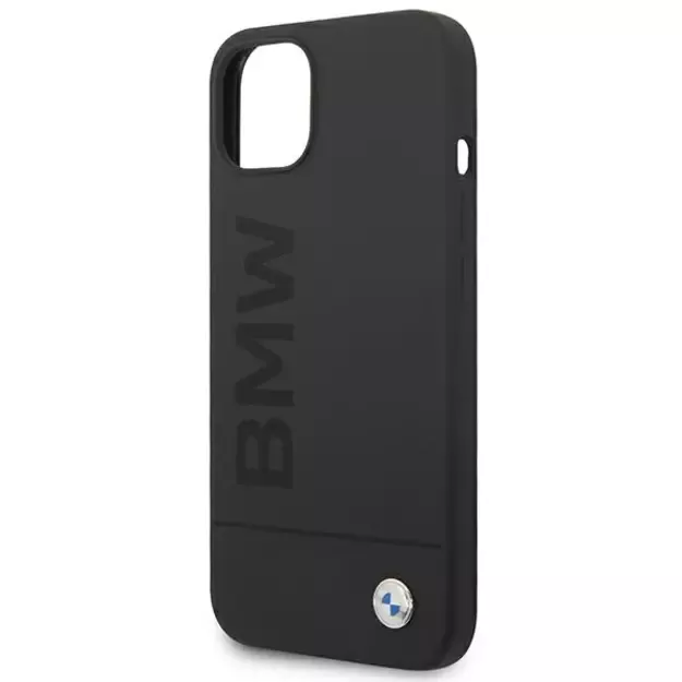 Case BMW BMHMP14MSLBLBK iPhone 14 Plus 6.7 &quot black / black hardcase Silicone Signature Logo Magsafe 14