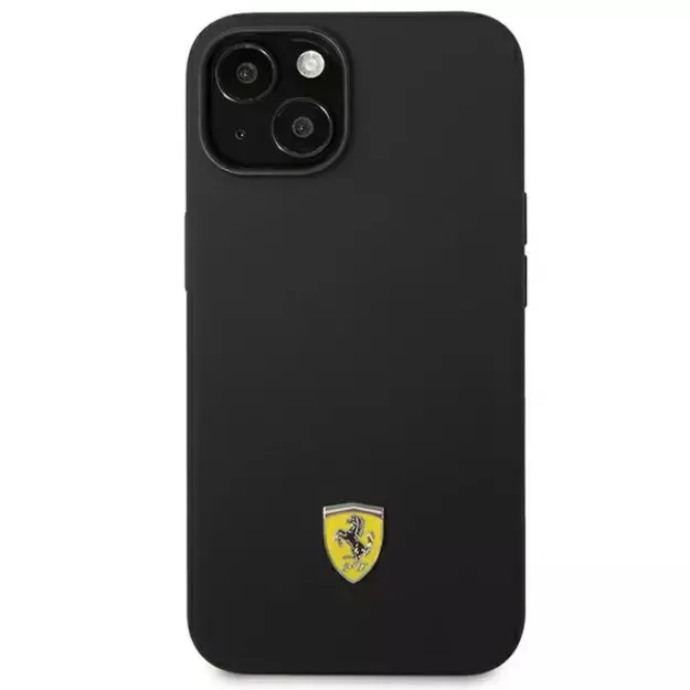 Ferrari FEHCP14MSIBBK iPhone 14 Plus 6.7&quot  black/black hardcase Silicone Metal Logo 2