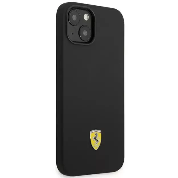 Ferrari FEHCP14MSIBBK iPhone 14 Plus 6.7&quot  black/black hardcase Silicone Metal Logo 3