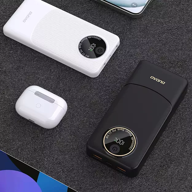 Powerbank Dudao K12 10000mAh PD22.5W USB-A, USB-C - white 8