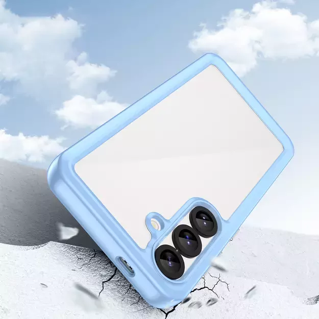 Outer Space Case with Gel Frame for Samsung Galaxy S25 - Blue 8