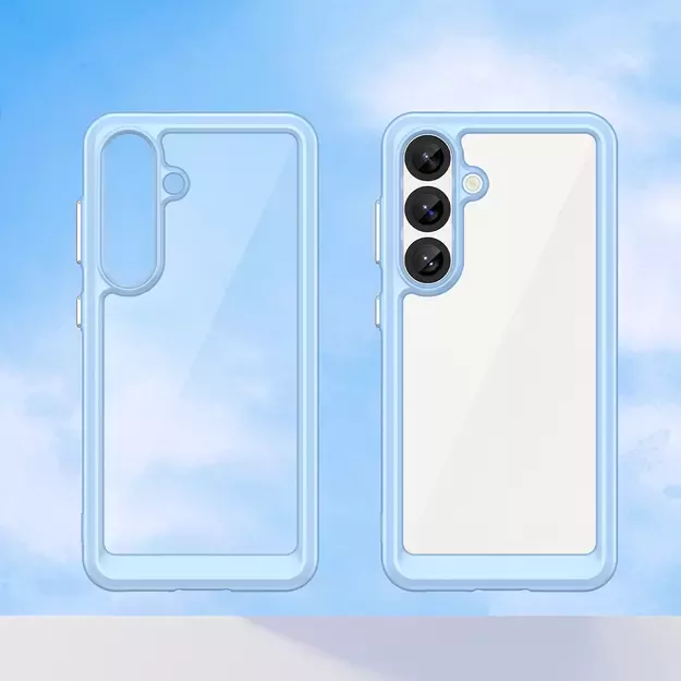 Outer Space Case with Gel Frame for Samsung Galaxy S25 - Blue 12