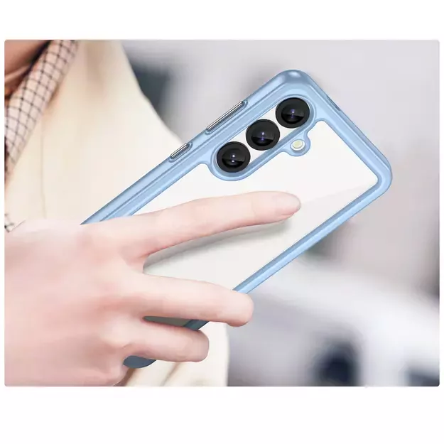 Outer Space Case with Gel Frame for Samsung Galaxy S25 - Blue 10